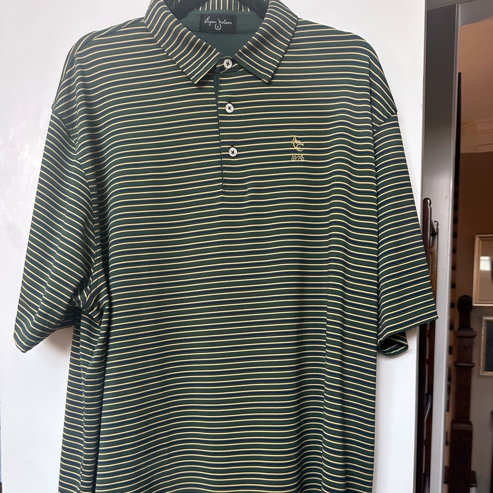 BYRON NELSON Driway advanced moisture system striped polo shirt